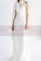 High neck mermaid wedding dress chic mermaid shape - Ref L2073 - 04