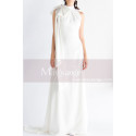 High neck mermaid wedding dress chic mermaid shape - Ref L2073 - 03