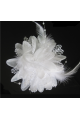 Beautiful White Lace Bridal Hair Flower - Ref B008 - 02