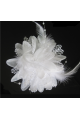 Fleur Cheveux Mariage Blanche Dentelle - Ref B008 - 02