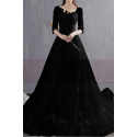 A-line Illusion Organza Bridal Dress With Train - Ref M1904 - 05