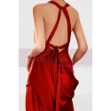 Robe de soirée rouge pour fête - Ref L2075 - 03