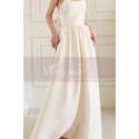 Chic backless wedding evening dress - Ref L2080 - 03