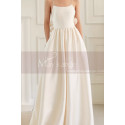 Chic backless wedding evening dress - Ref L2080 - 04