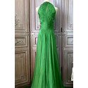 Robe longue verte glamour - Ref L2082 - 02