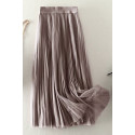 Jupe plisse tulle cappuccino - Ref ju152 - 02