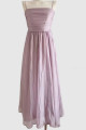 Chic long lilac dress in light chiffon - Ref L2085 - 02
