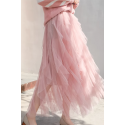 Jupe rose tulle douceur - Ref ju160 - 04