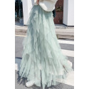 Jupe tulle vert froufrou - Ref ju162 - 04