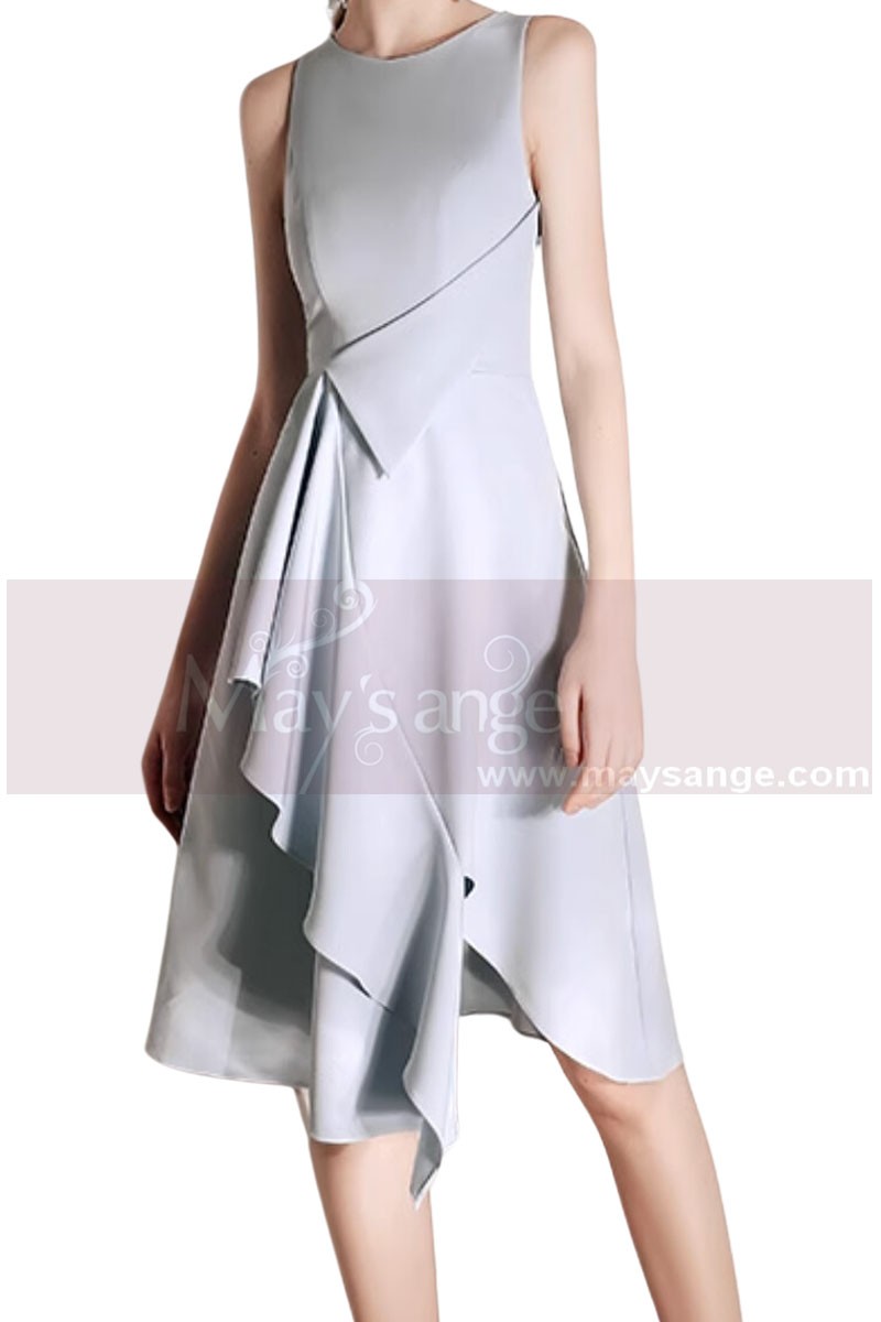 copy of strapless evening dress short pink purple C309 - Ref C2071 - 01