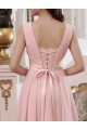 Robe de cocktail - Une touche de rose - Ref C666 - 03