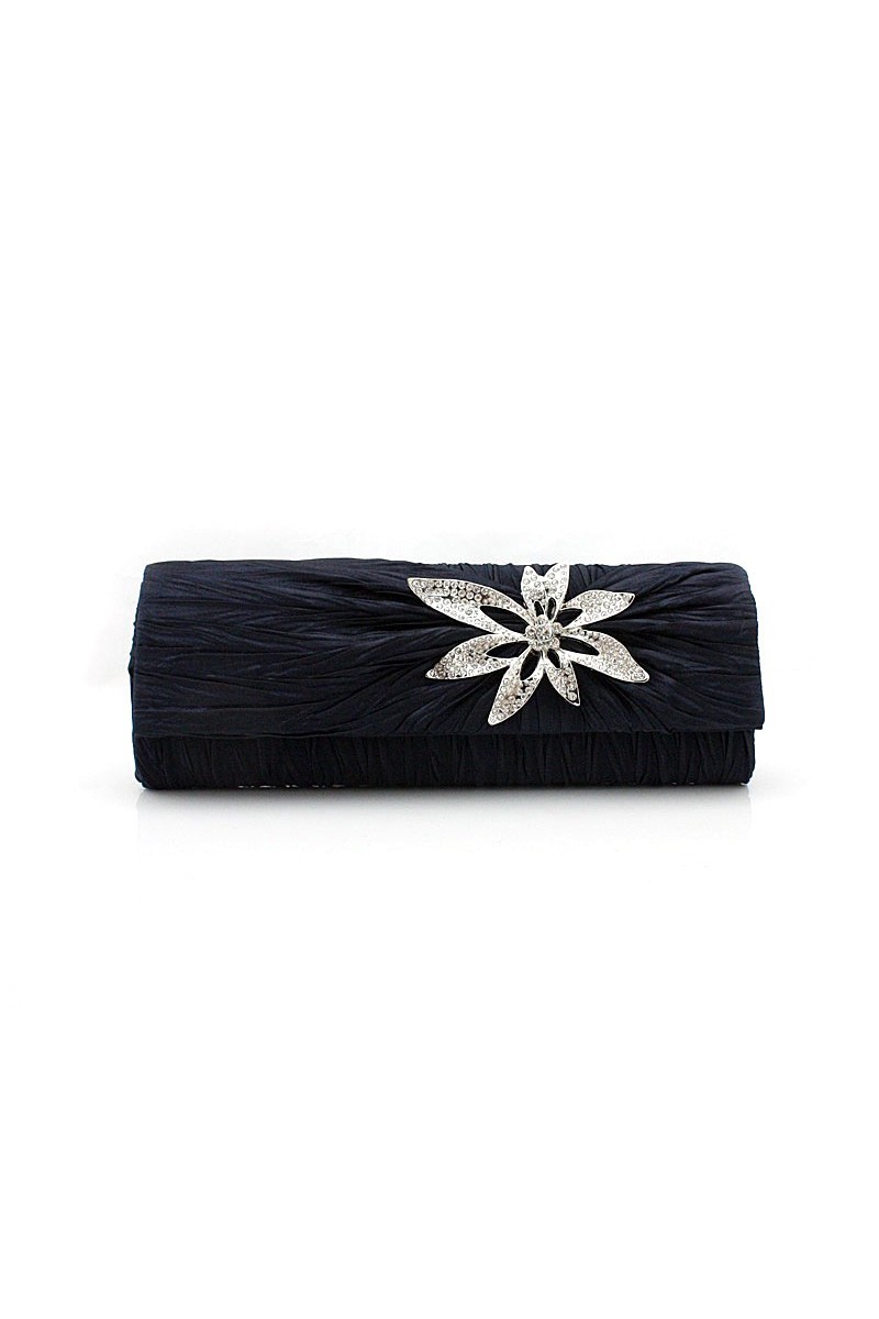 Navy blue starfish clutch wedding bag - Ref SAC250 - 01