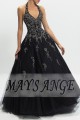 Beautiful Ball Gown Dress In Black Organza - Ref P024 - 02