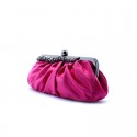 Affordable fuschia vintage clutch bag - Ref SAC263 - 03