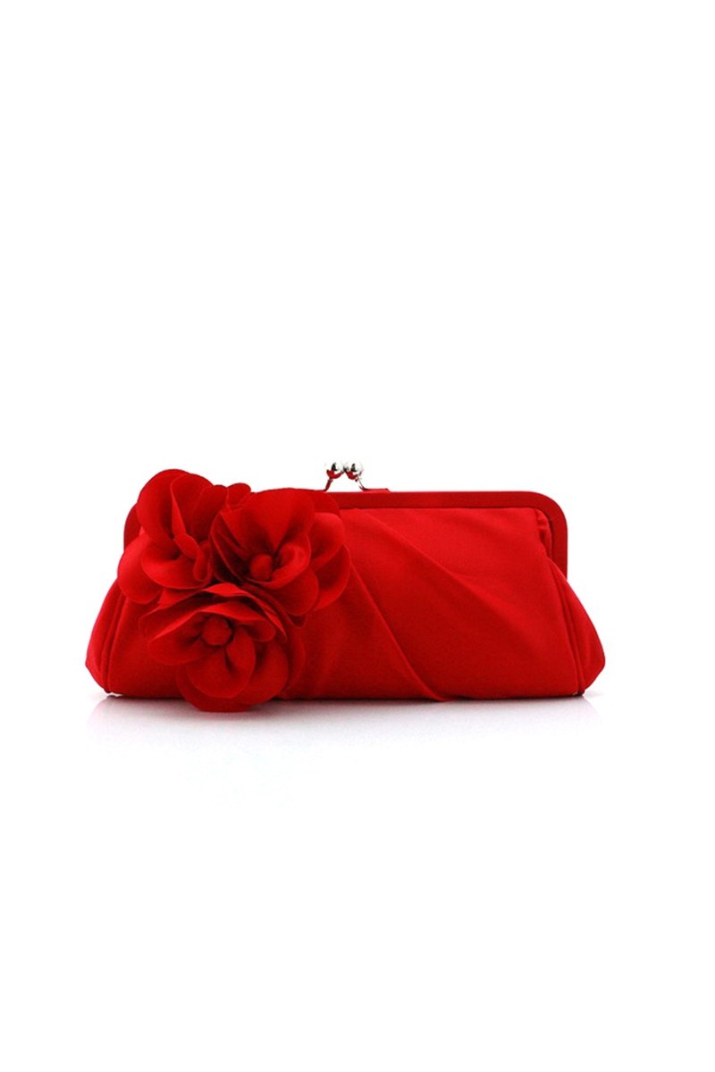 Pretty chic red engagement clutch bags