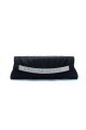 Black rhinestone vintage clutch bags - Ref SAC273 - 02