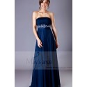 Long Formal Dress Pleated Strapless Bodice - Ref L048 - 03