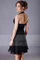 Short A-Line Black Party Dress - Ref C078 - 03