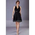 Short A-Line Black Party Dress - Ref C078 - 04