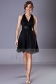 Short A-Line Black Party Dress - Ref C078 - 04