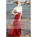 Formal evening dress Chic Madam red and white - Ref L041 - 02