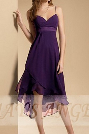 Purple Casual Party Dress - C031 #1