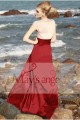 Robe de soirée rouge et blanche Chic - Ref L041 - 03