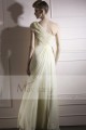 Chiffon Long Length Sparkling One Shoulder Asymmetrical Dress - Ref L233 - 03
