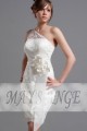 Short White Lace Cocktail Party Dress - Ref C010 - 02