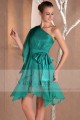 One-Shoulder Party Dress With Asymmetrical skirt - Ref C228 - 04