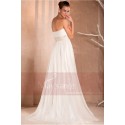 Bustier Long White Formal Gowns With A Rhinestone Belt - Ref L153 - 04