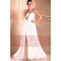 Open Back White Cocktail Dress With Glitter Strap - Ref L008 - 04