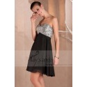 Skyfall Black Homecoming Dress With Sequin bodice - Ref C233 - 02