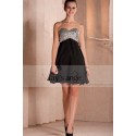 Skyfall Black Homecoming Dress With Sequin bodice - Ref C233 - 05