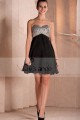 Skyfall Black Homecoming Dress With Sequin bodice - Ref C233 - 05