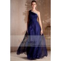 Robe de soirée bleu Égyptien longue et élégante - Ref L244 - 02