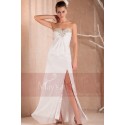 Robe longue Victoire  blanche en mousseline - Ref L245 - 03