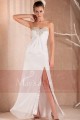 Robe longue Victoire  blanche en mousseline - Ref L245 - 03