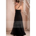 Graceful evening dress with one golden strass strap - Ref L247 - 03