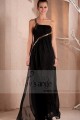 Graceful evening dress with one golden strass strap - Ref L247 - 04