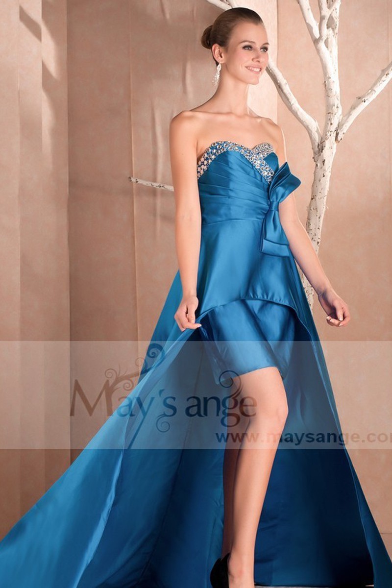 Promotion Robe de cocktail asymétrique Queen of the night - Ref C245Promo - 01 Promotion Robe de cocktail asymétrique Queen of the night - Ref C245Promo - 01