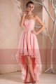 SEXY COCKTAIL DRESS PINK ASYMETRICAL STYLE - Ref C246 - 02
