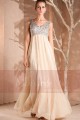 Evening Dress Sweet Cream With Silver Bodice - Ref L220 - 02