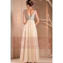 Evening Dress Sweet Cream With Silver Bodice - Ref L220 - 03
