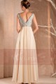 Evening Dress Sweet Cream With Silver Bodice - Ref L220 - 03