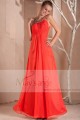 Evening prom dress Spicy orange in muslin - Ref L248 - 03