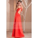 Evening prom dress Spicy orange in muslin - Ref L248 - 04