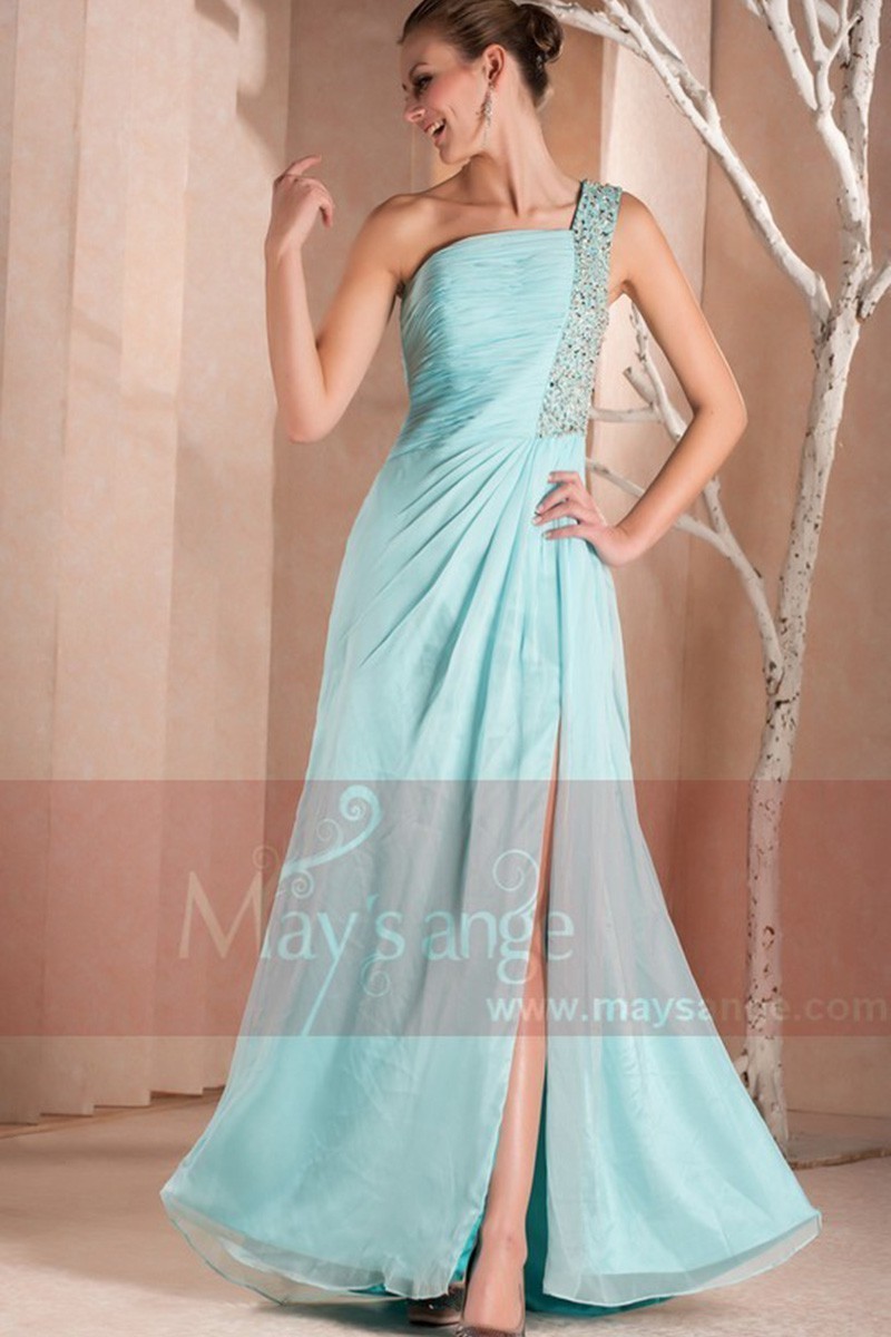 Robe bleu pour vos soirées longue Azur - Ref L252 - 01 Robe bleu pour vos soirées longue Azur - Ref L252 - 01