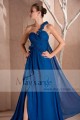 Robe longue Nuptiale pour vos plus belles soirées de mariage bleu electrique - Ref L255 - 04