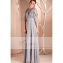 Long Sleeve Gray Formal Dress - Ref L257 - 03